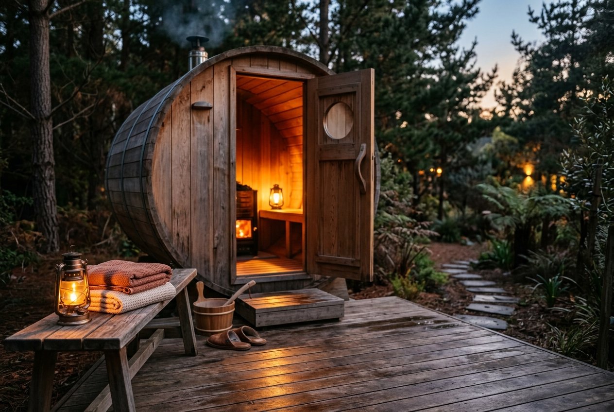 Nordic Barrel Sauna view 4